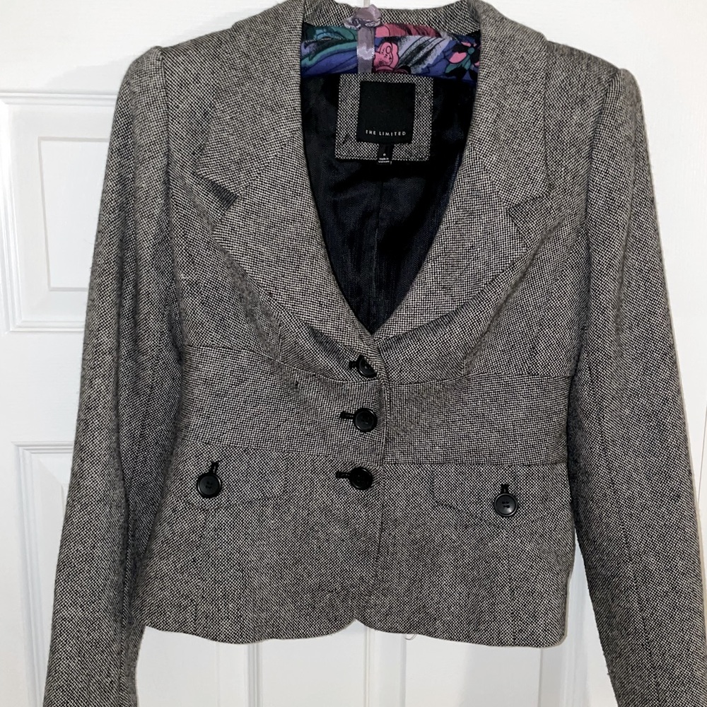 The Limited tweed blazer